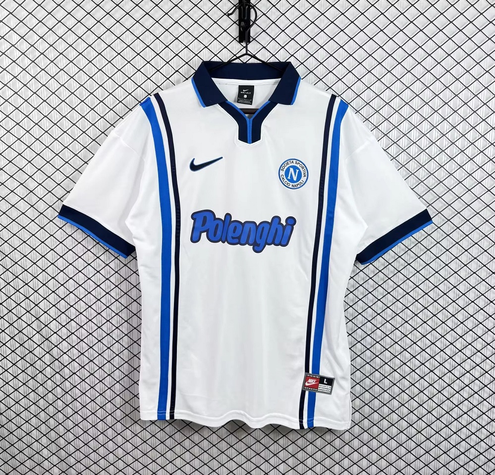 AAA Quality Napoli 97/98 Away White Soccer Jersey